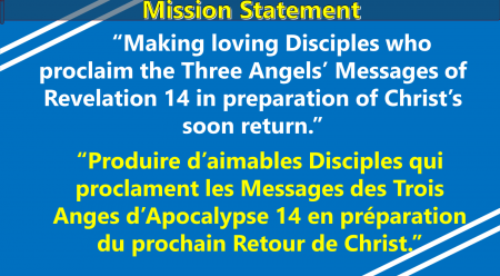 Mission to accomplish until He returns